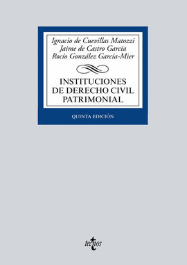 INSTITUCIONES DE DERECHO CIVIL PATRIMONIAL