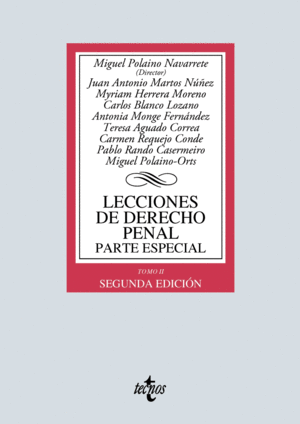 LECCIONES DE DERECHO PENAL. PARTE ESPECIAL
