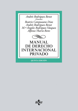 MANUAL DE DERECHO INTERNACIONAL PRIVADO 2018