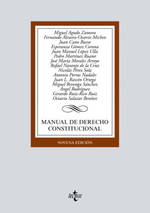 MANUAL DE DERECHO CONSTITUCIONAL