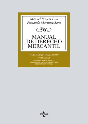 MANUAL DE DERECHO MERCANTIL