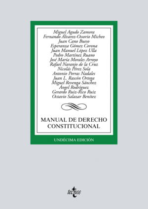 MANUAL DE DERECHO CONSTITUCIONAL 2020