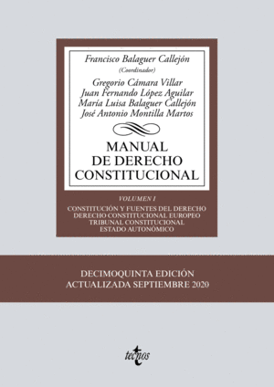 MANUAL DE DERECHO CONSTITUCIONAL 2020