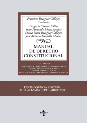 MANUAL DE DERECHO CONSTITUCIONAL 2020