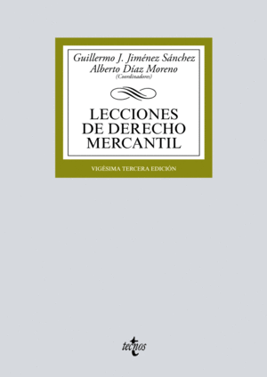 LECCIONES DE DERECHO MERCANTIL 2020