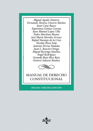MANUAL DE DERECHO CONSTITUCIONAL