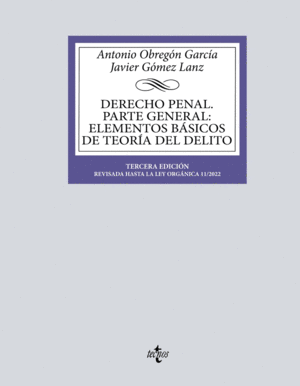 DERECHO PENAL. PARTE GENERAL