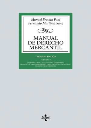 I.MANUAL DE DERECHO MERCANTIL 2023