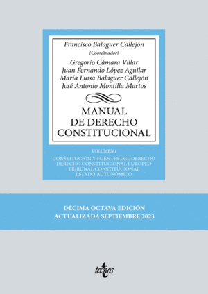 I.MANUAL DERECHO CONSTITUCIONAL 2023