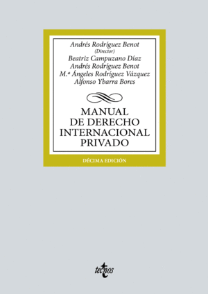 MANUAL DE DERECHO INTERNACIONAL PRIVADO 2023