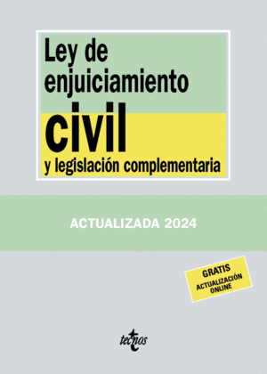LEY DE ENJUICIAMIENTO CIVIL Y LEGISLACION COMP 2024