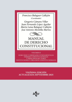 MANUAL DE DERECHO CONSTITUCIONAL 2025