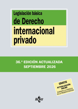 LEGISLACI�N B�SICA DE DERECHO INTERNACIONAL PRIVADO 2026