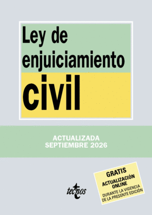 LEY DE ENJUICIAMIENTO CIVIL 2026