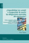 IMPOSIBILIDAD DE CUMPLIR O INCAPACIDAD DE ASUMIR LAS OBLIGACIONES