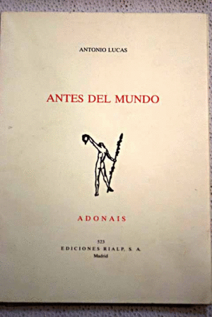 ANTES DEL MUNDO