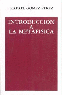 INTRODUCCION A LA METAFISICA