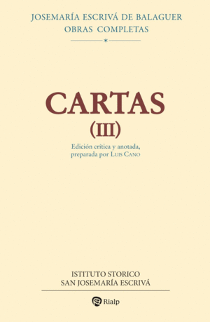 CARTAS III (EDICI�N CR�TICO-HIST�RICA)