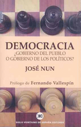 DEMOCRACIA �GOBIERNO DEL PUEBLO O GOBIERNO DE LOS POLITICOS