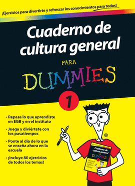 CUADERNO DE CULTURA GENERAL PARA DUMMIES 1