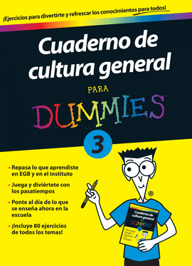 CUADERNO DE CULTURA GENERAL PARA DUMMIES 3