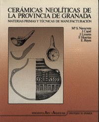 CERAMICAS NOELITICAS DE LA PROVINCIA DE GRANADA MATERIAS