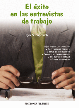 EXITO EN LAS ENTREVISTAS DE TRABAJO, EL