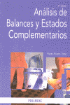 ANALISIS DE BALANCES Y ESTADOS COMPLEMENTARIOS  2 ED