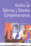 ANALISIS DE BALANCES Y ESTADOS COMPLEMENTARIOS  2� ED