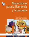 MATEM�TICAS PARA LA ECONOM�A Y LA EMPRESA