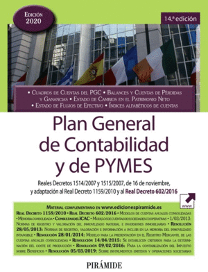 PLAN GENERAL DE CONTABILIDAD Y DE PYMES