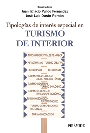 TIPOLOGAS DE INTERS ESPECIAL EN TURISMO DE INTERIOR