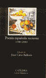 POESIA ESPA�OLA RECIENTE  1980-2000