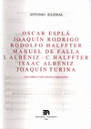 �SCAR ESPL�, JOAQU�N RODRIGO, HALFFTER.. (SUS OBRAS PARA PIANO Y ORQUESTA)