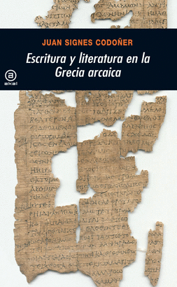 ESCRITURA Y LITERATURA EN LA GRECIA ARCAICA - N235
