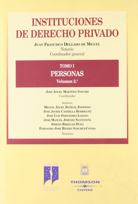 INSTITUCIONES DE DERECHO PRIVADO TOMO I VOL 2