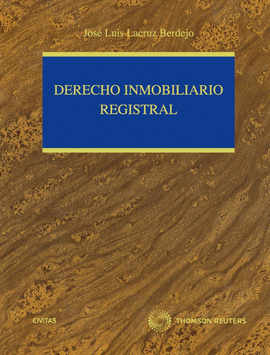 DERECHO INMOBILIARIO REGISTRAL