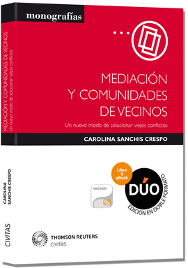MEDIACION Y COMUNIDADES DE VECINOS (PAPEL + E-BOOK)