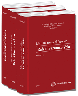 LIBRO HOMENAJE PROFESOR RAFAEL BARRANCO VELA PACK 3 VOL