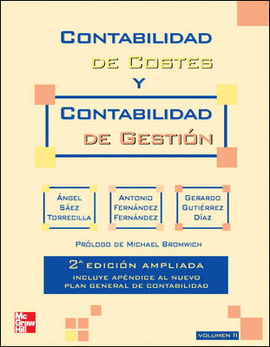 CONTABILIDAD DE COSTES Y CONTABILIDAD DE GESTION VOLUMEN II 2� ED