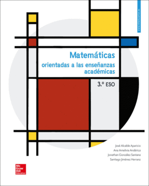 MATEMATICAS ACADEMICAS 3 ESO. LIBRO DEL ALUMNO