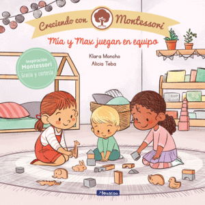 M�A Y MAX JUEGAN EN EQUIPO (CRECIENDO CON MONTESSORI)