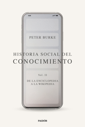 HISTORIA SOCIAL DEL CONOCIMIENTO VOL. II