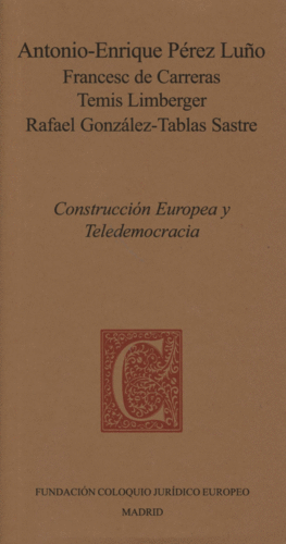 CONSTRUCCI�N EUROPEA Y TELEDEMOCRACIA