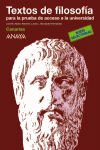 FILOSOFIA 2 BACHILLERATO (CANARIAS). TEXTOS PRUEBA ACCESO