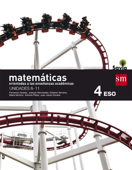 MATEM�TICAS ORIENTADAS A LAS ENSE�ANZAS ACAD�MICAS. 4 ESO. SAVIA. TRIMESTRES