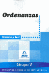 ORDENANZAS LABORAL MINISTERIOS TEMARIO TEST