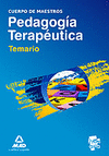 CUERPO DE MAESTROS. PEDAGOG�A TERAP�UTICA. TEMARIO.