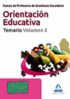 CUERPO DE PROFESORES DE ENSEANZA SECUNDARIA. ORIENTACIN EDUCATIVA. TEMARIO. VO