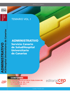 TEMARIO 1 ADMINISTRATIVO SCS/HOSPITAL
